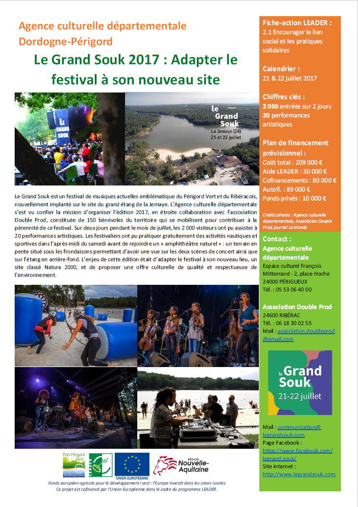 poster agence culturelle le grand souk